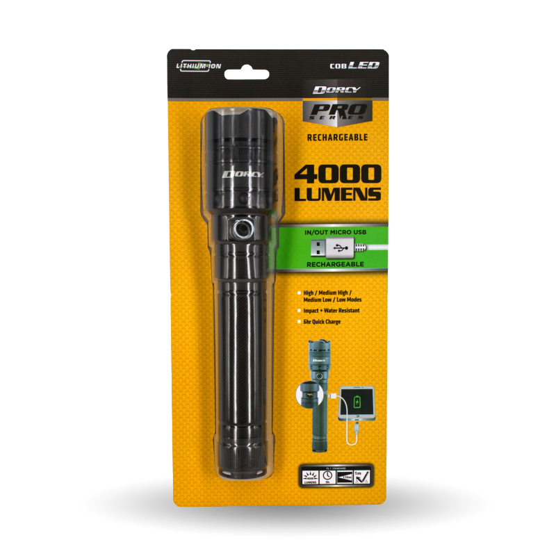 Dorcy 4000 Lumens Flashlight