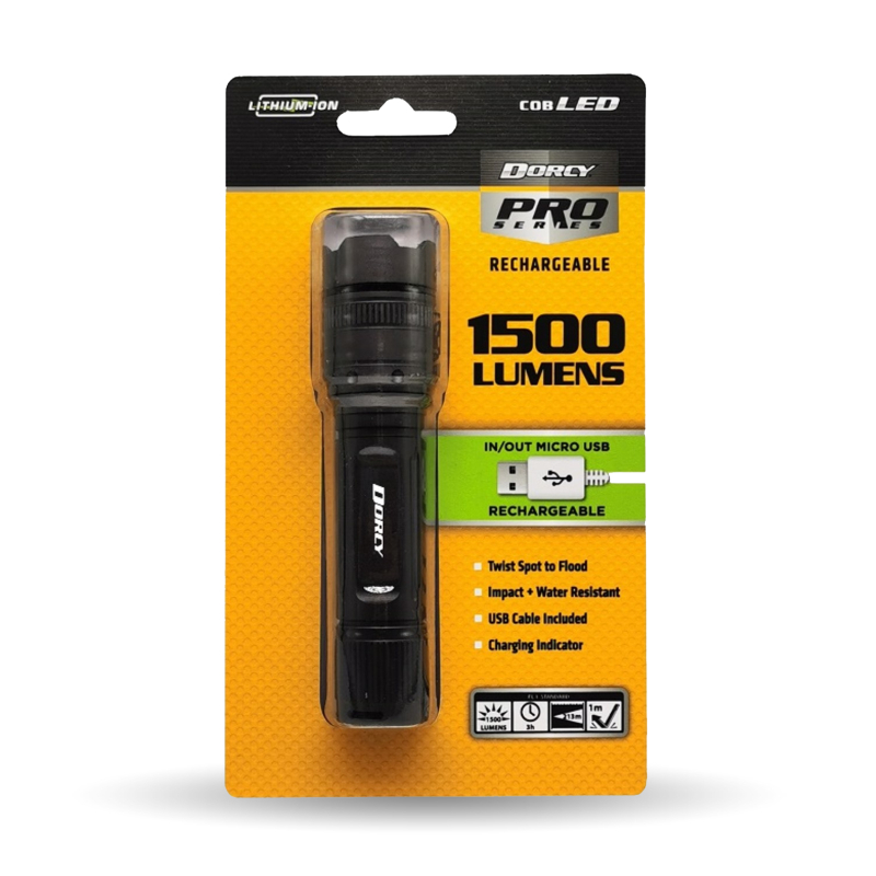 Dorcy 1500 Lumens Flashlight