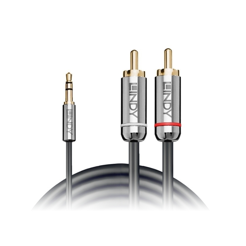Lindy 0.5m 3.5mm RCA Aud Cbl