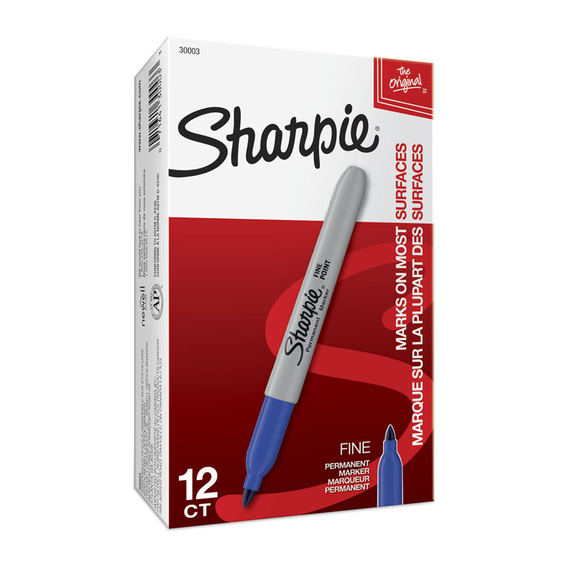 Sharpie FP PermMarker Blu Bx12