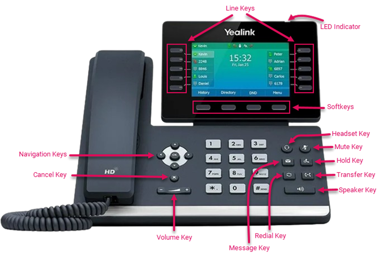 Yealink T54W 16-Line IP Phone