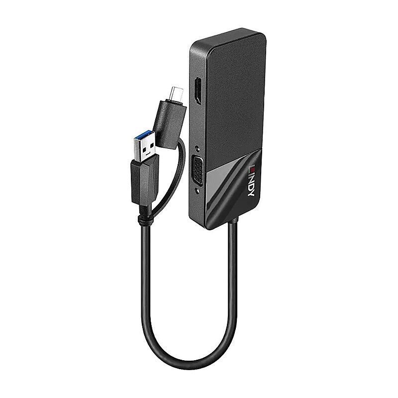 Lindy USBto HDMIandVGA Converter