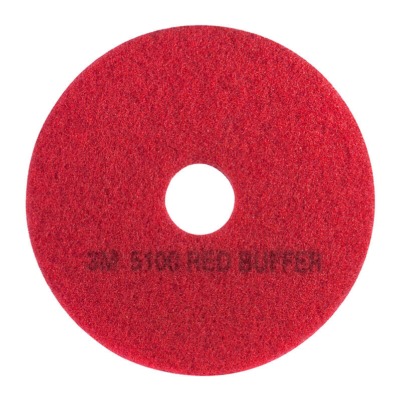 3M Red Buff Pad 5100 14in Bx5