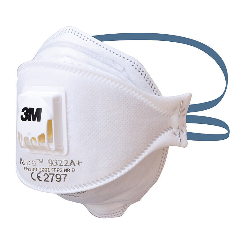 3M 9322A+ Respir Ctn 10 Bx12