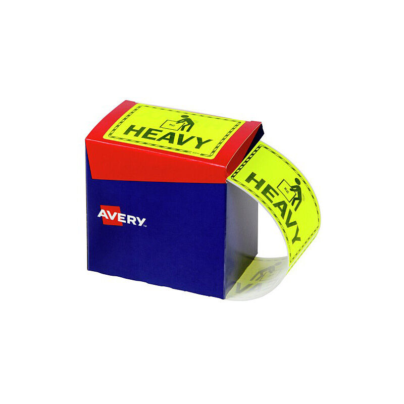 AVERY HEAVY LABELS YLW PK750
