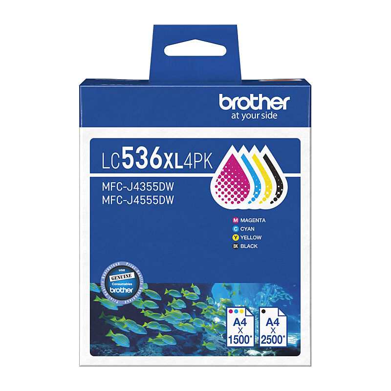 Brother LC-536XL BCMY Pack
