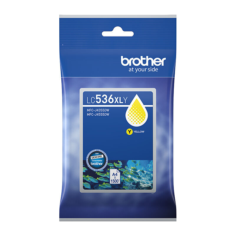 Brother LC-536XLY Yellow Ink