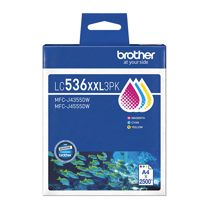 Brother LC-536XXL CMY Pack