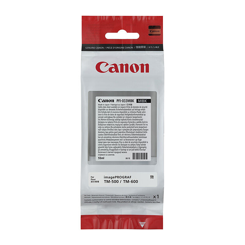 CANON PFI033 MATTE BLACK INK