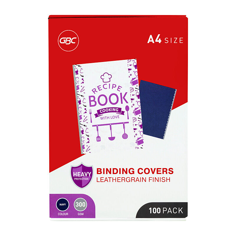 GCB L/G Bind Covers Navy Pk100