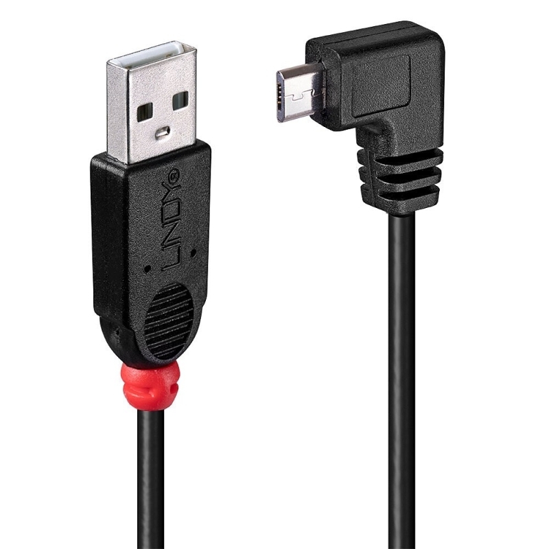 Lindy 2m USBA-Micro 90 Cable