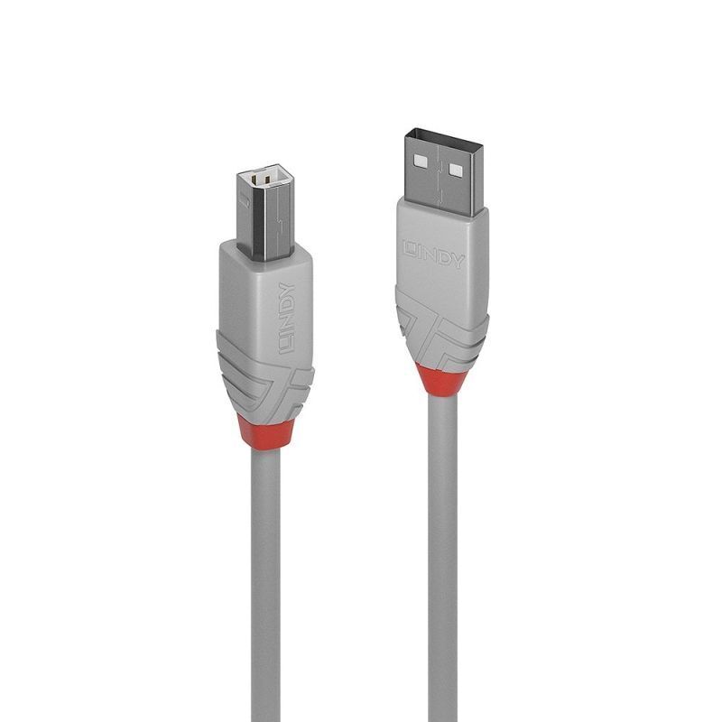 Lindy 2m USB 2.0 A to B Anthra