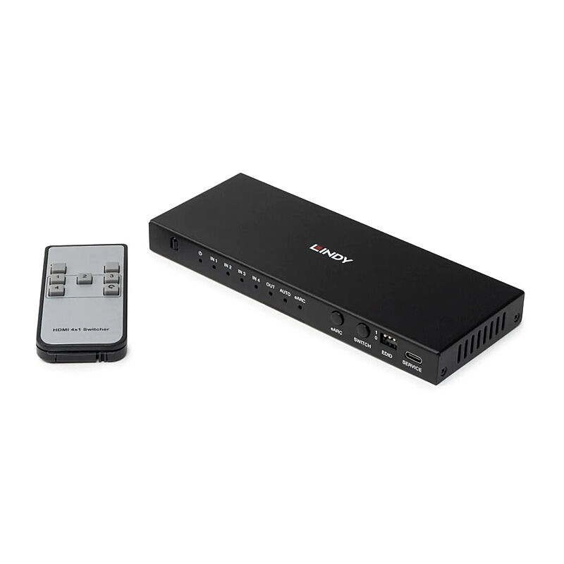 Lindy 4P HDMI Switch with eARC