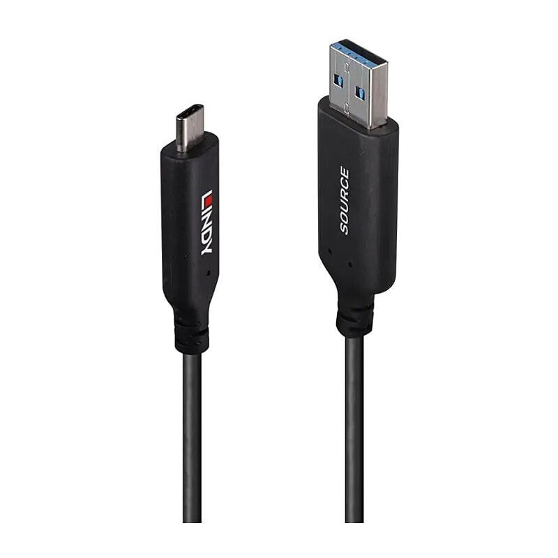 Lindy 10m USB A-C Hybrid Cbl
