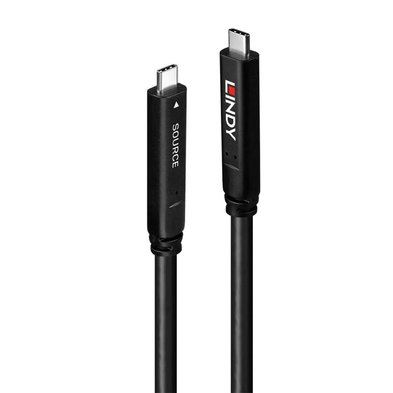 Lindy 10m USB 3.2 and DP Cable