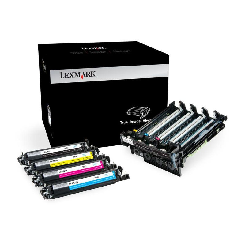 Lexm 700Z5 Bk and Clr Image Unit