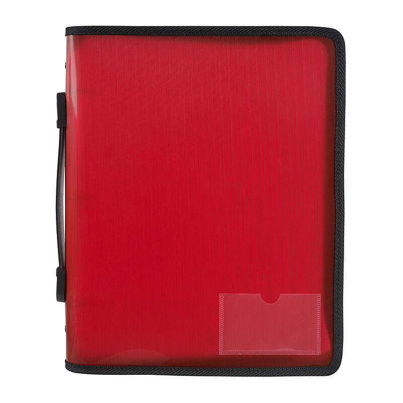 Mbg Zip Bndr 25mm 3O W/Hdl Red