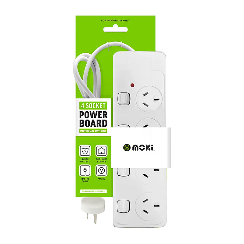 MOKI POWERBOARD 4 WAY+SWITCHES