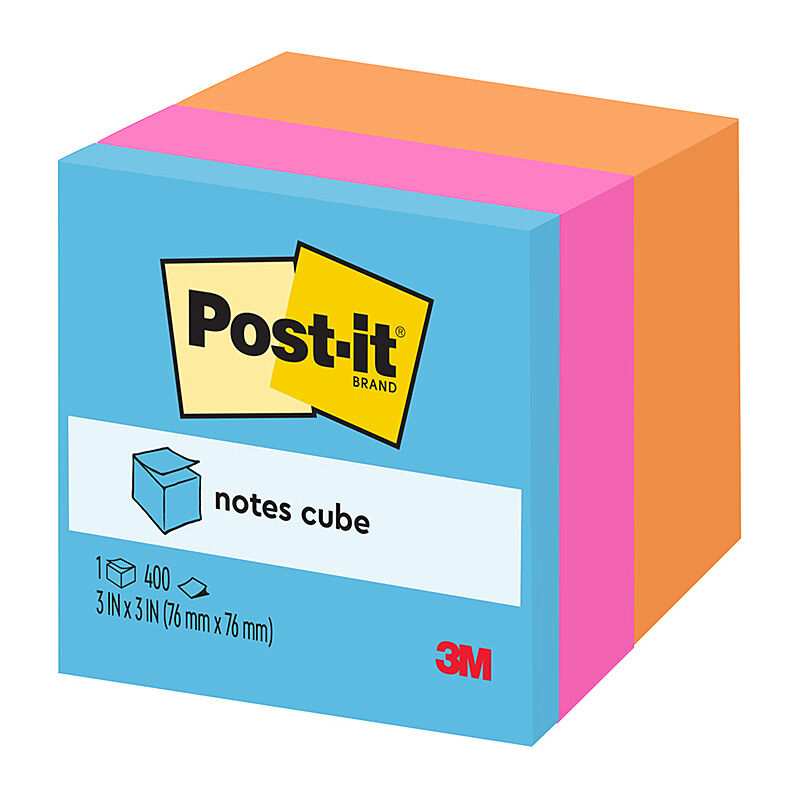 Post-It Cube 2053-ELT-O Bx4