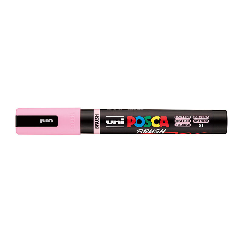 Posca Medium Brush Tip Lt Pink