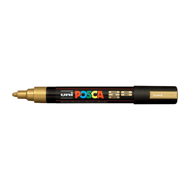 Posca PC-5M Med Blt Paint Gold