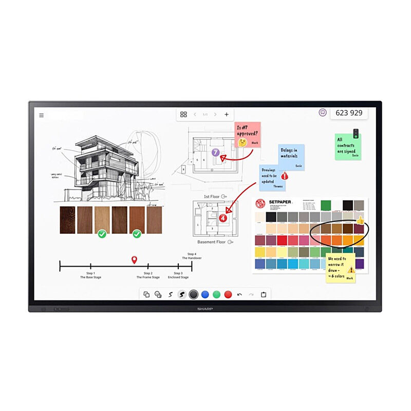 SHARP LA-Series 86'' touch