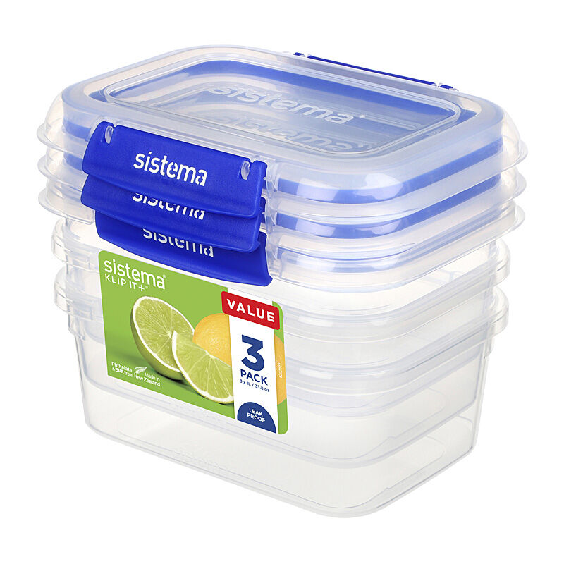 Sistema 1L Rec KlipIt Plus Pk3